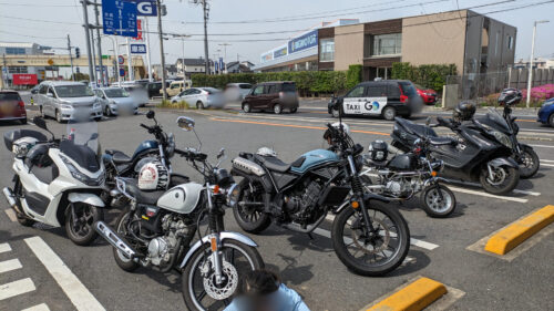 出発前(おやじのバイクツーリング)
