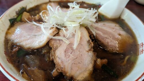 アリランラーメン八平長南町店のアリランチャーシュー拡大